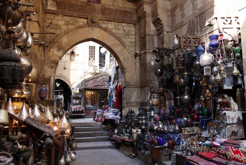 Bazar en el Cairo Khan El Khalili