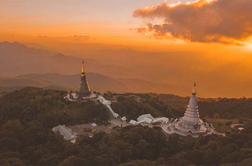 Doi-Inthanon panoramic temples