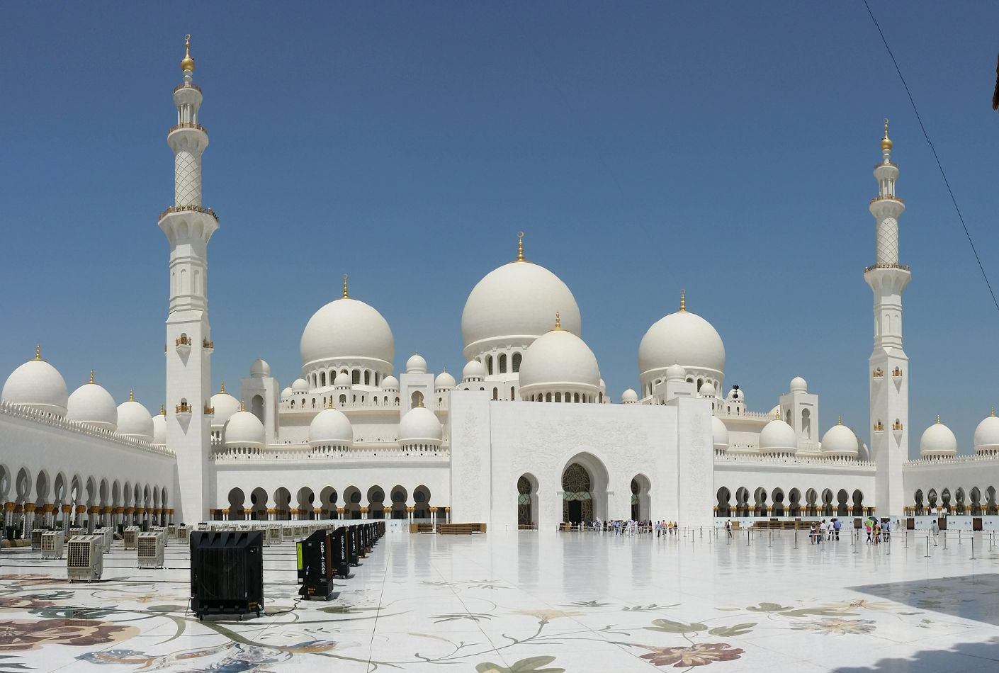 Palacio blanco de Abu-Dhabi