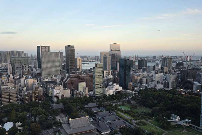 Tokio skyline