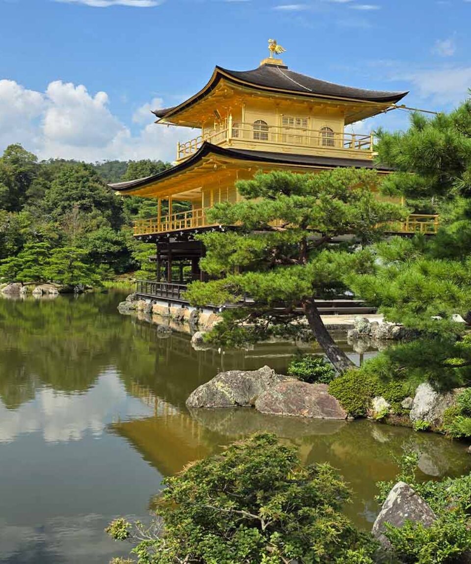 Japon Kyoto tejado dorado