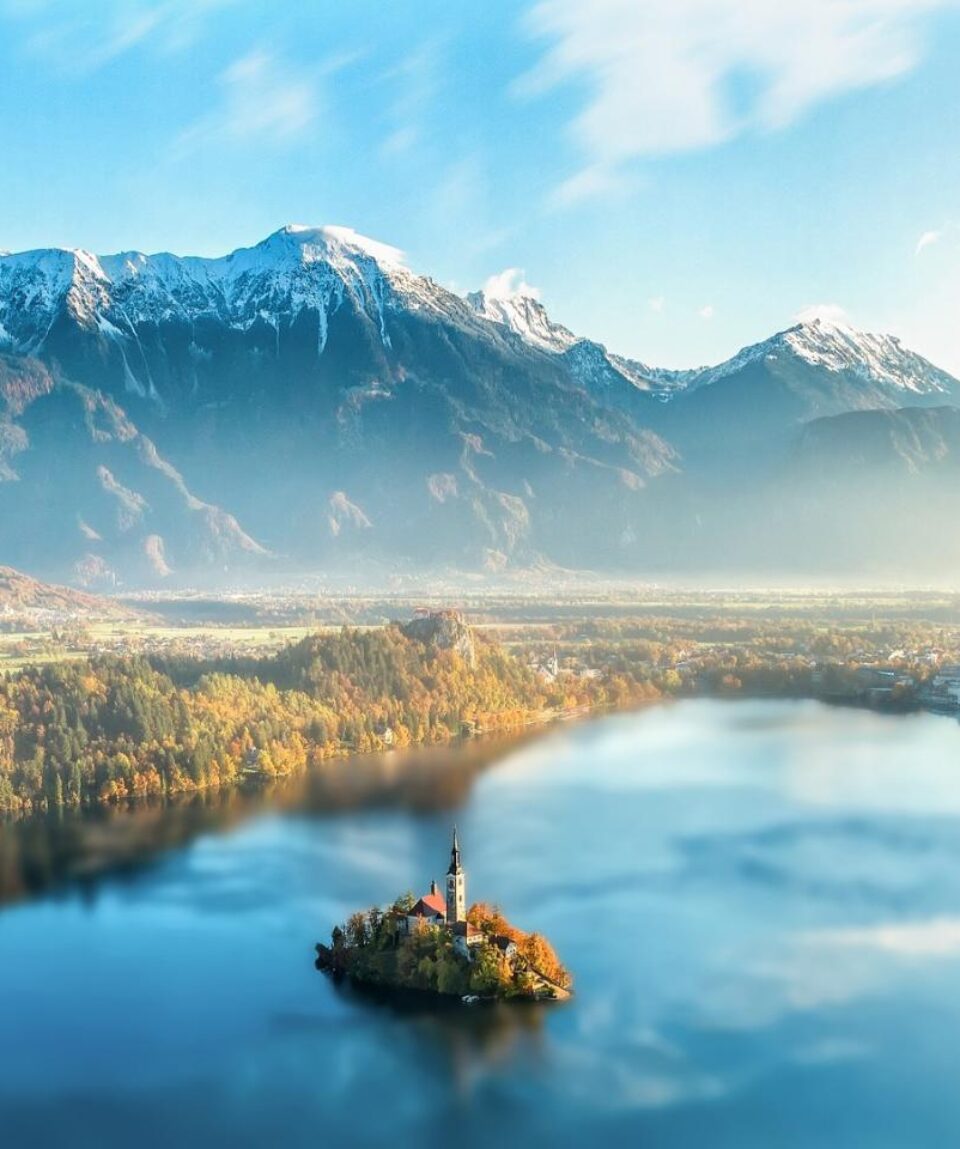 Castillo en el lago Bled