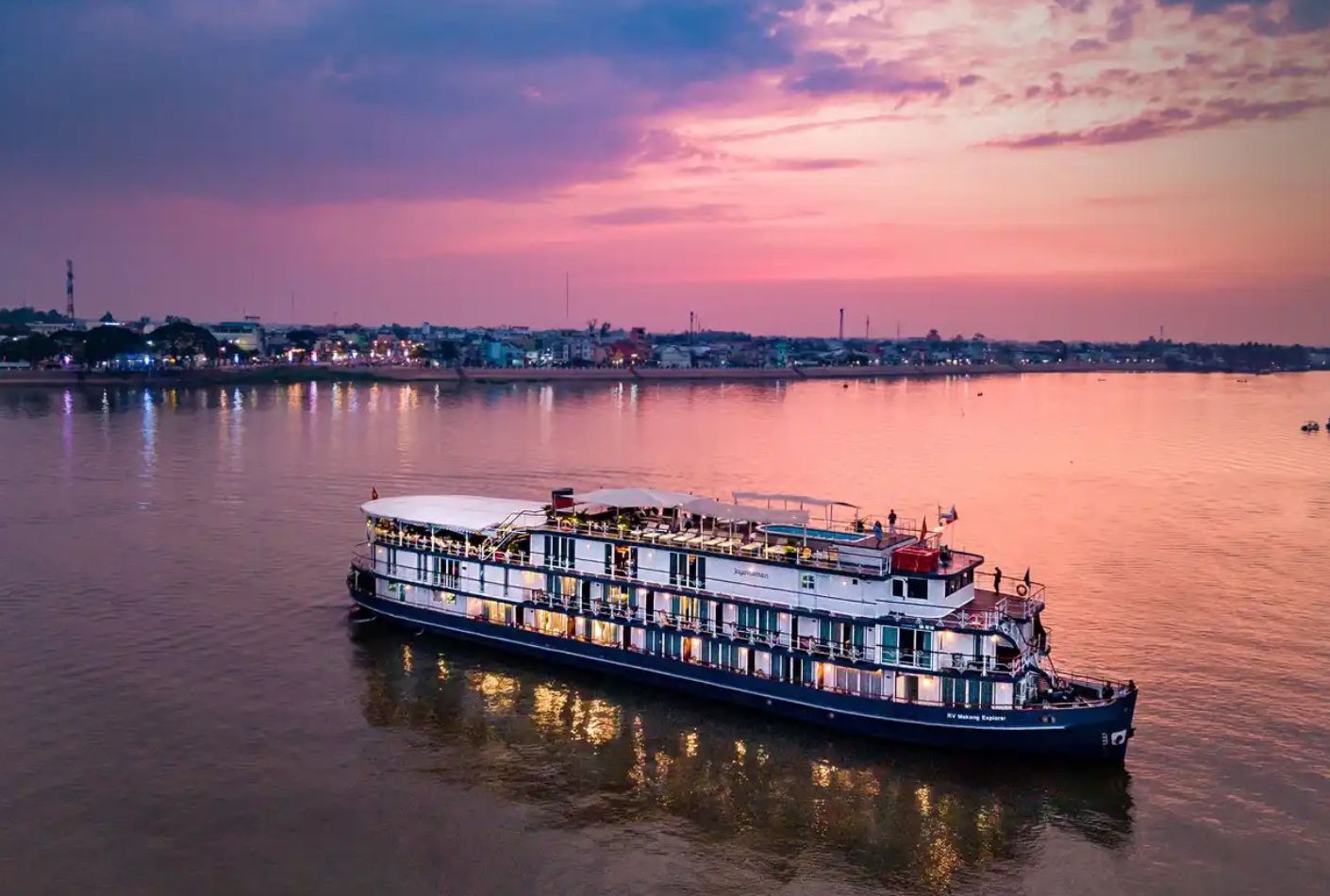 Crucero Jayavarman por el Mekong